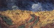 Wheatfield with Crows Vincent Van Gogh